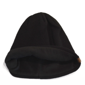 Classic beanie with the added warmth of a Microfleece lining. Standard fit. Unlined. CA logo in subtle faux-leather detail. One size. Black. Manufactured by Ouray. 100% Acrylic Yarns. 100% Polyester Microfleece.